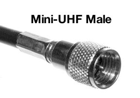 Mini-UHF Male Connector