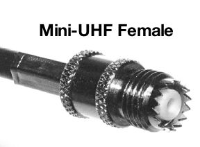 Mini-UHF Female Connector