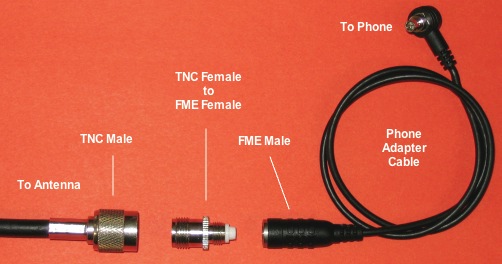 FME Male to N Female Connector Adapter for Vehicle Cell Phone Signal Booster 
